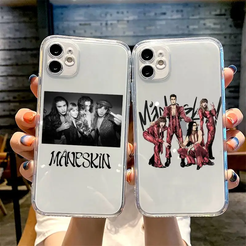 Maneskin Phone Case For iphone 13 12 11 8 7 plus mini x xs xr pro max Transparent soft
Maneskin Phone Case For iphone 13 12 11 8 7 plus mini x xs xr pro max Transparent soft