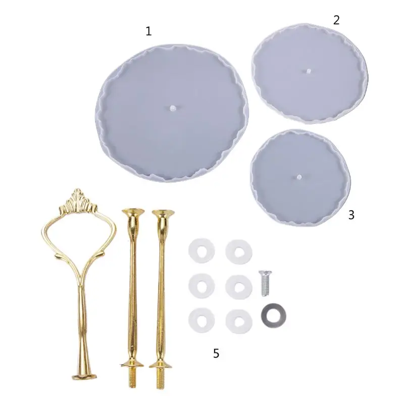 Serving Board Plate Crystal Epoxy Resin Mould 3layers Fruit Tray DIY Mold Tea Tray Silicone Mold Tray Coaster Resin Mold
Serving Board Plate Crystal Epoxy Resin Mould 3layers Fruit Tray DIY Mold Tea Tray Silicone Mold Tray Coaster Resin Mold