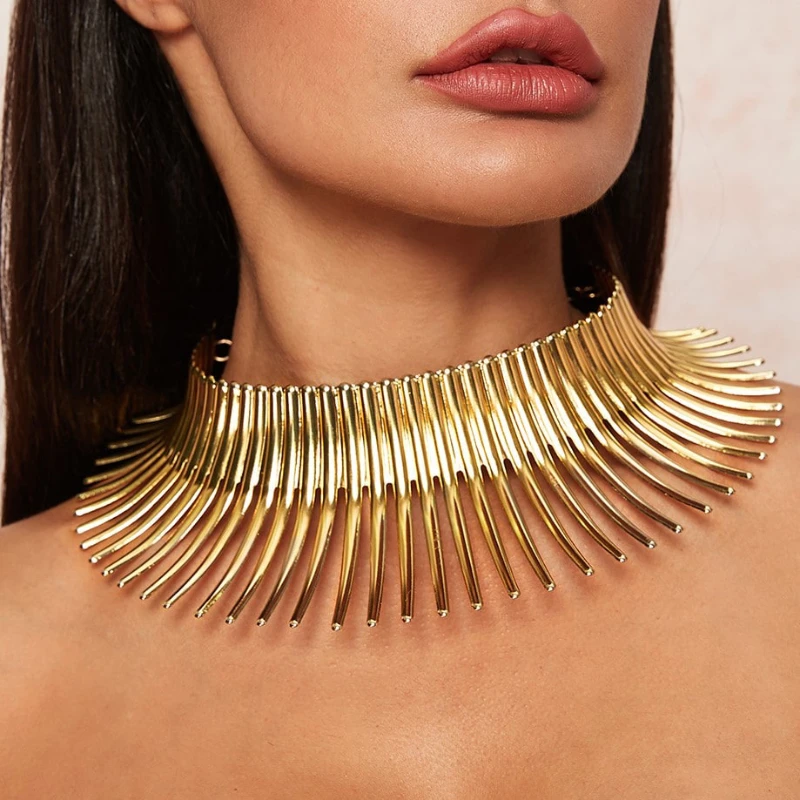 New European and American Fashion Metal Mad War Hedgehog Shape Personality Exaggerated Collar Necklace Punk Style Jewelry
New European and American Fashion Metal Mad War Hedgehog Shape Personality Exaggerated Collar Necklace Punk Style Jewelry