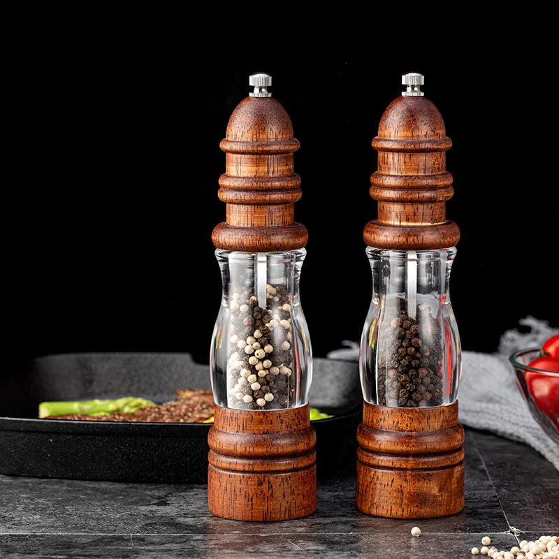 Current Ground Pepper Grinder, Household Manual Ground Sea Salt Pepper Powder Grinder, Solid Wood Pepper Grinder
Current Ground Pepper Grinder, Household Manual Ground Sea Salt Pepper Powder Grinder, Solid Wood Pepper Grinder