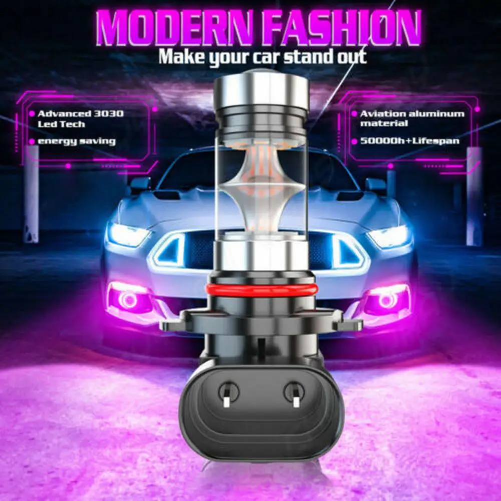 Car Fog Lights, Daytime Running Lights, Low Beams For Corolla 2005 2006 2007 2008 2X LED Fog Lights Bulbs 100W Pink Purple
Car Fog Lights, Daytime Running Lights, Low Beams For Corolla 2005 2006 2007 2008 2X LED Fog Lights Bulbs 100W Pink Purple
