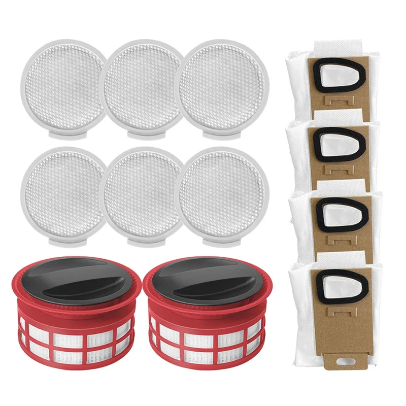 12Pcs Front And Rear HEPA Filter Kit For Xiaomi Roborock H7 Cordless Vacuum Cleaner Replacement Spare Parts Accessories
12Pcs Front And Rear HEPA Filter Kit For Xiaomi Roborock H7 Cordless Vacuum Cleaner Replacement Spare Parts Accessories
