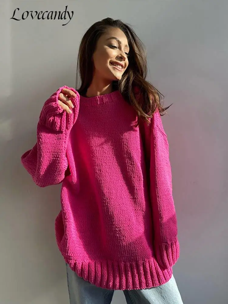 Women Autumn Winter O Neck Sweater Casual Loose Long Sleeve Knitted Pullovers 2022 Thick Warm High Street Female Knitwear Jumper
Women Autumn Winter O Neck Sweater Casual Loose Long Sleeve Knitted Pullovers 2022 Thick Warm High Street Female Knitwear Jumper