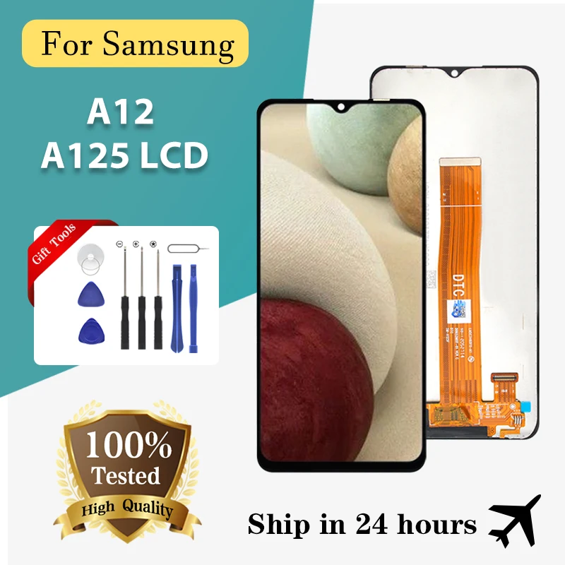 Brand New 6.5 Inch A12 Display For Samsung Galaxy A125 Lcd Touch Panel Screen Digitizer SM-A12F Assembly Free Ship With Frame
Brand New 6.5 Inch A12 Display For Samsung Galaxy A125 Lcd Touch Panel Screen Digitizer SM-A12F Assembly Free Ship With Frame