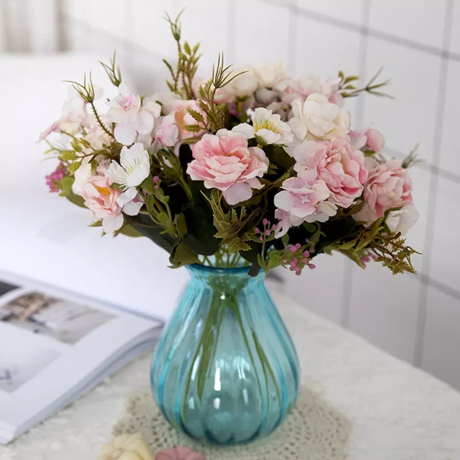 Peony DIY Party Decoration Vintage Silk Artificial Flowers Small Rose Wedding Fake Flowers Festival Supplies Home Decor Bouquet
Peony DIY Party Decoration Vintage Silk Artificial Flowers Small Rose Wedding Fake Flowers Festival Supplies Home Decor Bouquet
