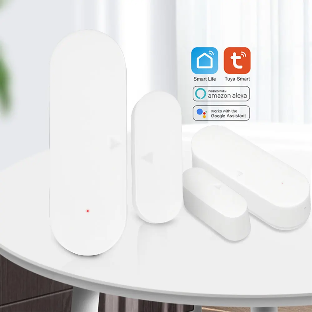 2022 Tuya Smart WiFi Window Door Sensor Door Open / Closed Detectors Wifi Home Alarm Work With Alexa Google Home Tuya APP
2022 Tuya Smart WiFi Window Door Sensor Door Open / Closed Detectors Wifi Home Alarm Work With Alexa Google Home Tuya APP