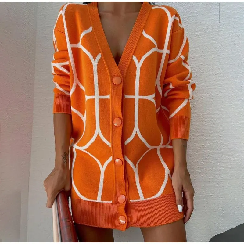 Striped Autumn Women Sweater Cardigan Oversized Knitted Line V-neck Female Cardigans 2022 Fashion Casual Long Sleeve Top Jumpers
Striped Autumn Women Sweater Cardigan Oversized Knitted Line V-neck Female Cardigans 2022 Fashion Casual Long Sleeve Top Jumpers