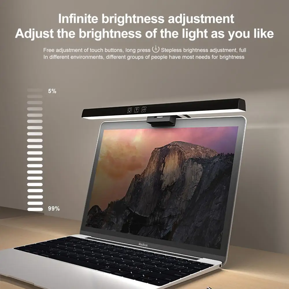 Dimming Anti-blue Light Asymmetric Light Source Screen Hanging Lamp Laptop Computer Screen Hanging Lamp
Dimming Anti-blue Light Asymmetric Light Source Screen Hanging Lamp Laptop Computer Screen Hanging Lamp