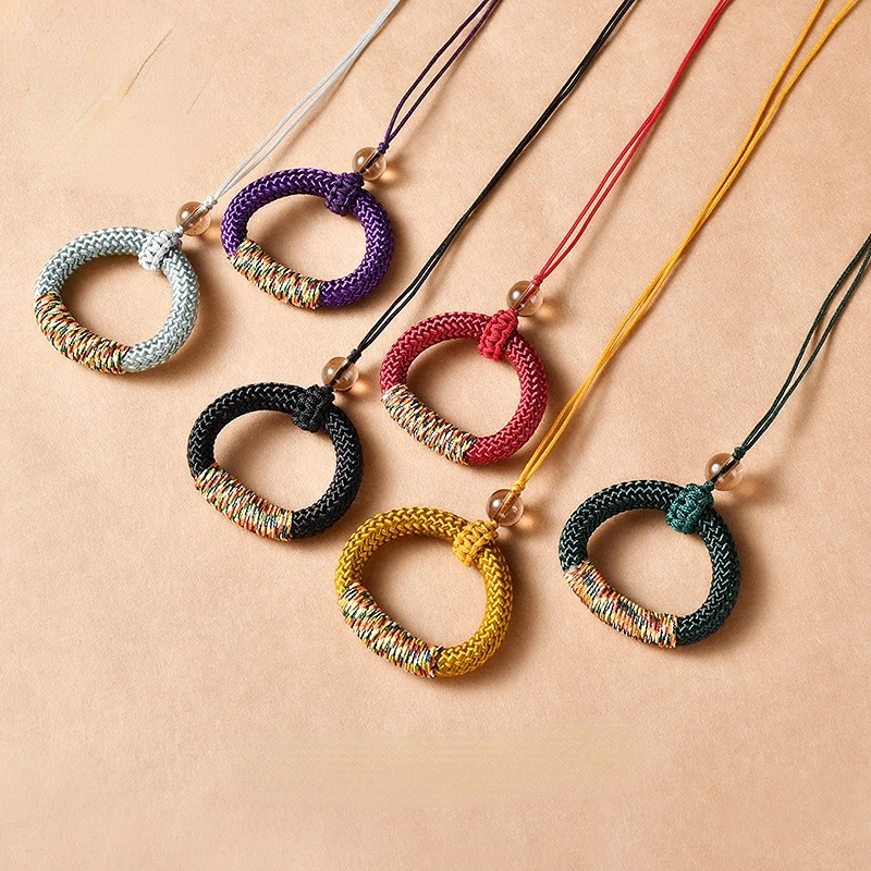 Mobile Phone Lanyard on Case Ring Buckle Hand-Woven Lanyard Pendant Short Chinese Style Creative Multi-Function Key Anti-lost
Mobile Phone Lanyard on Case Ring Buckle Hand-Woven Lanyard Pendant Short Chinese Style Creative Multi-Function Key Anti-lost