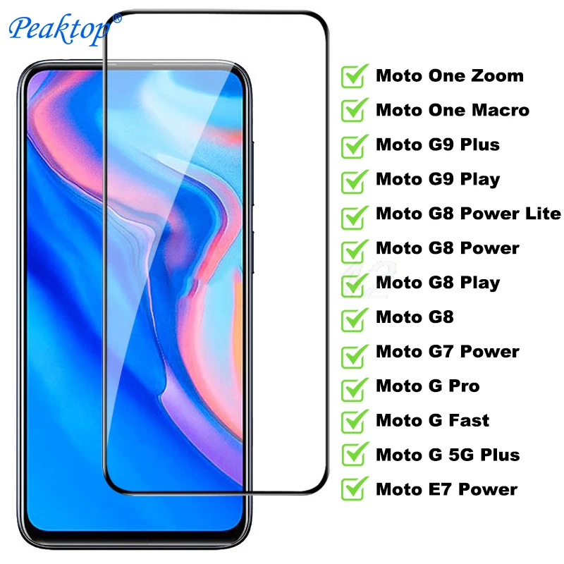 

1-5 шт. Защитное стекло для Motolora G Fast Pro G7 E7 G8 Power Lite G9 Play закаленное стекло Moto One Macro Zoom пленка для экрана