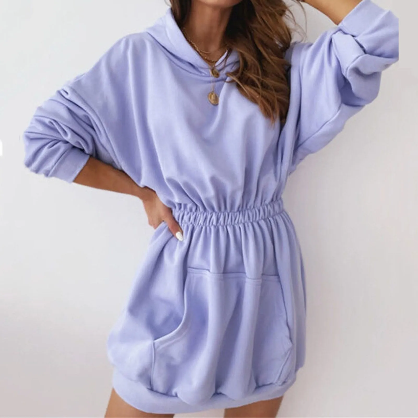 Solid Sweater Dress Women'S Solid Long Sleeved Thickened Sweatshirt Bodycon Y2k Hooded Dressers Shirt Harajuku Hoodies Vestidos
Solid Sweater Dress Women'S Solid Long Sleeved Thickened Sweatshirt Bodycon Y2k Hooded Dressers Shirt Harajuku Hoodies Vestidos