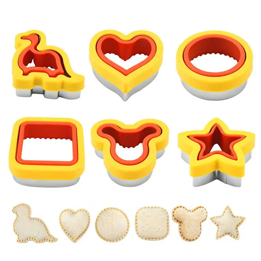 Kitchen Accessories Sandwich Cutter For Kids Animal Star Heart Shape Stainless Steel Bread Mould Metal Cookie Biscuit Mold
Kitchen Accessories Sandwich Cutter For Kids Animal Star Heart Shape Stainless Steel Bread Mould Metal Cookie Biscuit Mold