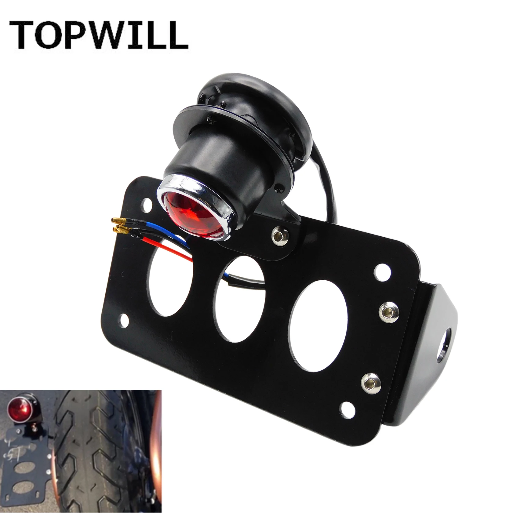 Motorcycle Brake Stop Light Rear Tail Lamp Taillights Number License Plate For Harley Sportster XL883 Touring Dyna Softail
Motorcycle Brake Stop Light Rear Tail Lamp Taillights Number License Plate For Harley Sportster XL883 Touring Dyna Softail