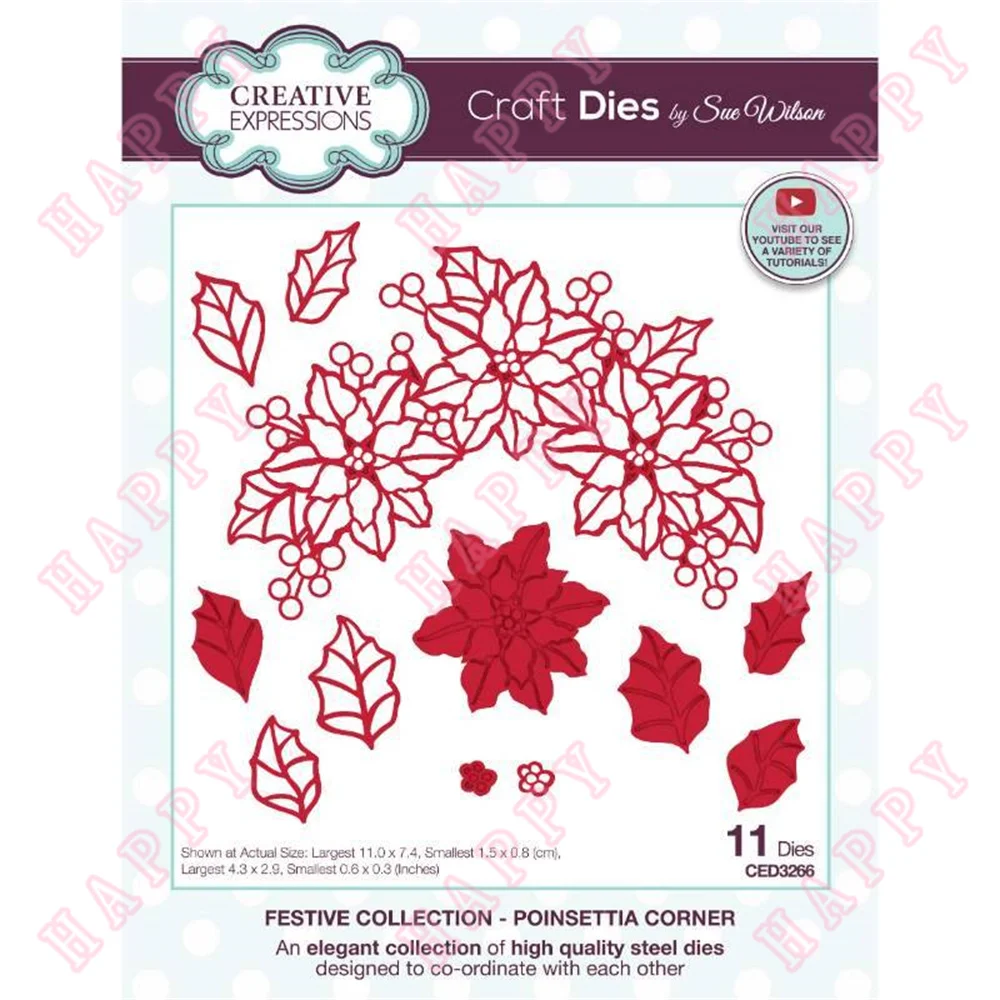 Metal Cutting Dies Poinsettia Corner For Scrapbooking Diary Decoration Paper Craft Embossing Template DIY Greeting Card Handmade
Metal Cutting Dies Poinsettia Corner For Scrapbooking Diary Decoration Paper Craft Embossing Template DIY Greeting Card Handmade