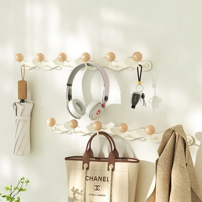 Creative Wooden Round Ball Row Hook Door Back Hook Bedroom Free Punch Nordic Simple Coat Hook INS Wall Hangers
Creative Wooden Round Ball Row Hook Door Back Hook Bedroom Free Punch Nordic Simple Coat Hook INS Wall Hangers