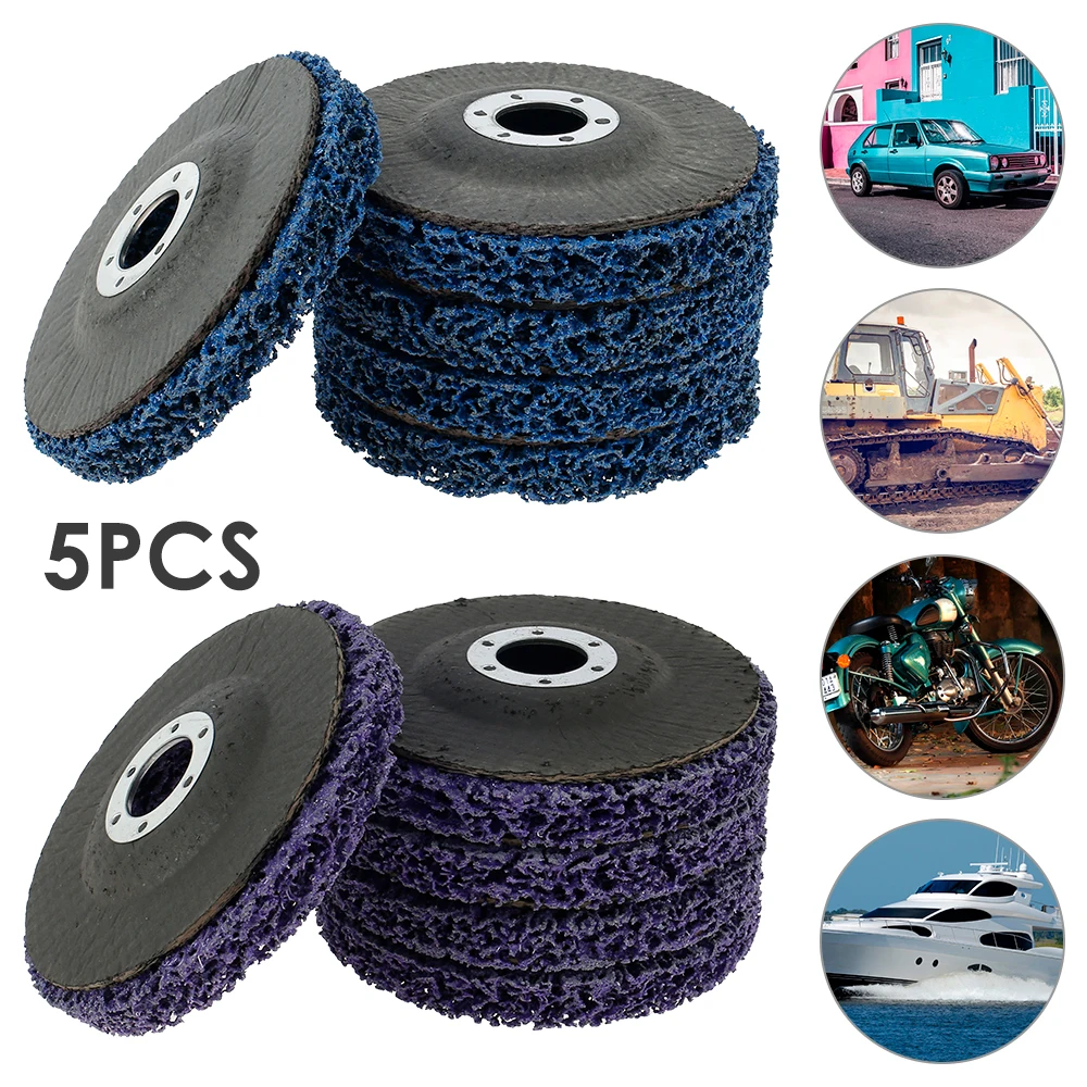 5pcs 115mm Strip Disc Abrasive Wheel Paint Rust Remover Clean Grinding Wheels for Motorcycles Car Angle Grinder Polishing
5pcs 115mm Strip Disc Abrasive Wheel Paint Rust Remover Clean Grinding Wheels for Motorcycles Car Angle Grinder Polishing