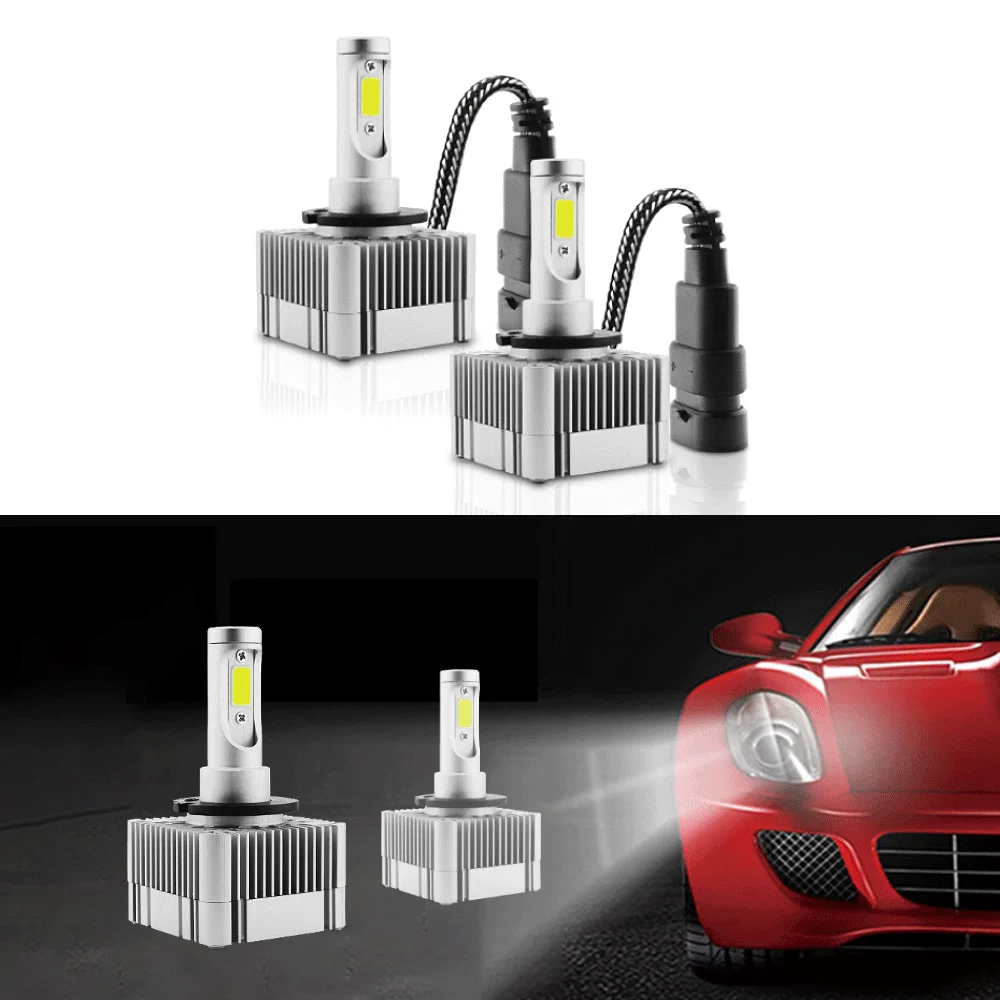 2PCS Universal Auto D1S D2S D3S D4S Led 6000K Car Headlights Bulbs 110W High Quality Bright Lights Lamps 11000LM Luces Led Coche
2PCS Universal Auto D1S D2S D3S D4S Led 6000K Car Headlights Bulbs 110W High Quality Bright Lights Lamps 11000LM Luces Led Coche