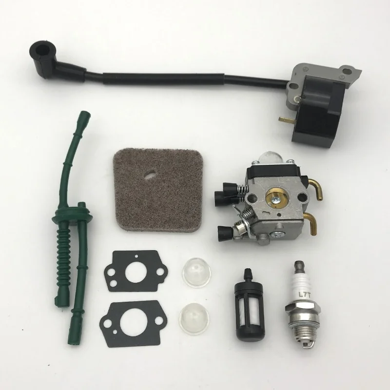 Carburetor Ignition Coil Air Filter Fuel Hose Fit For STIHL FS38 FS55 FS45 FS46 FC55 KM55 Trimmer Brushcutter Replacement Parts
Carburetor Ignition Coil Air Filter Fuel Hose Fit For STIHL FS38 FS55 FS45 FS46 FC55 KM55 Trimmer Brushcutter Replacement Parts