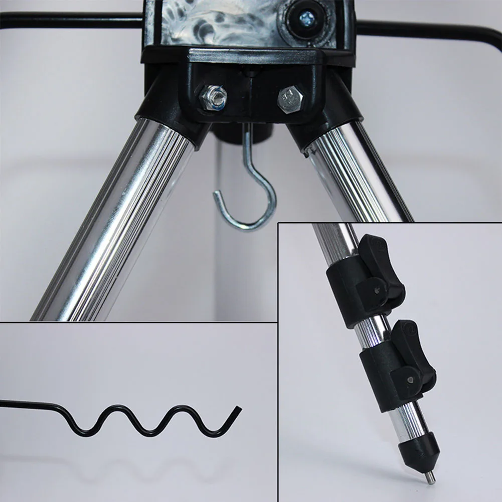 Bracket Fishing Rod Holder Aluminum Alloy Fishing Tackle Silver/Red/Bule Tripod For Hand-held Rods Hot Sale Durable
Bracket Fishing Rod Holder Aluminum Alloy Fishing Tackle Silver/Red/Bule Tripod For Hand-held Rods Hot Sale Durable