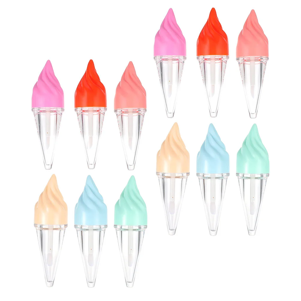 12 Pcs Lip Gloss Tube Bottle Clear Container Tool Makeup Ice Cream Lipstick Holder Plastic Tubes Travel 
12 Pcs Lip Gloss Tube Bottle Clear Container Tool Makeup Ice Cream Lipstick Holder Plastic Tubes Travel