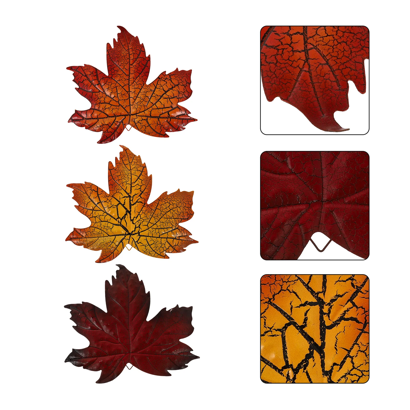 3 Pcs Maple Leaf Garden Ornaments Pendants Country Home Decor Autumn Decors Party Halloween Iron Hanging Decoration
3 Pcs Maple Leaf Garden Ornaments Pendants Country Home Decor Autumn Decors Party Halloween Iron Hanging Decoration