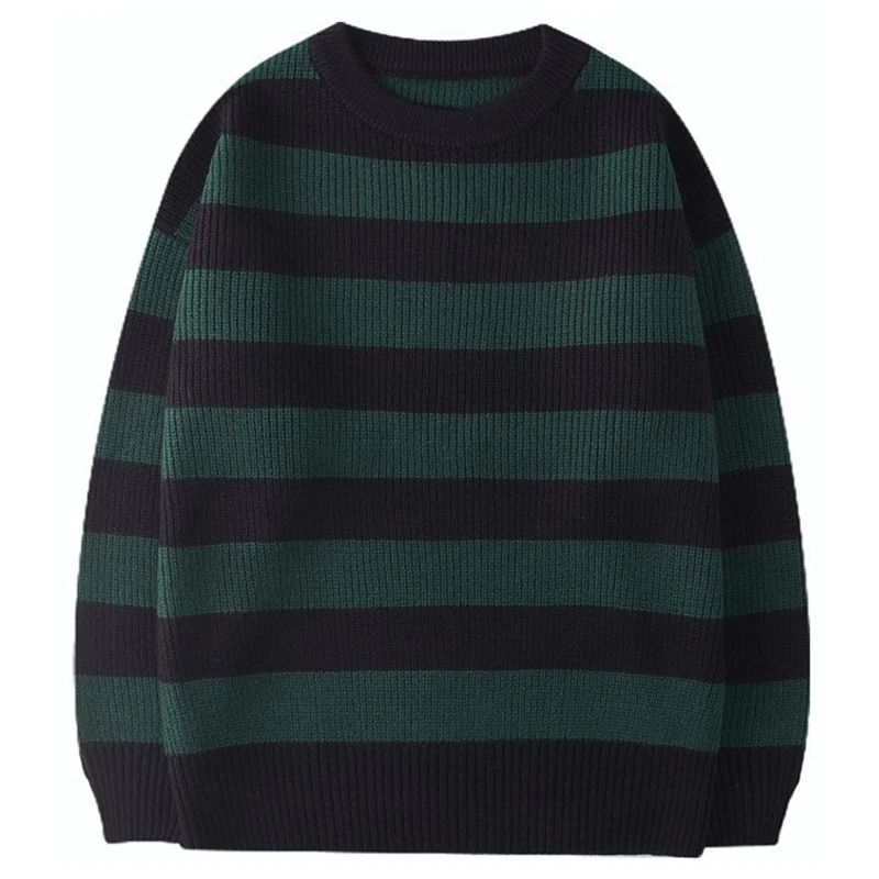 Vintage Knitted Sweater Men Women Harajuku Casual Cotton Pullover Tate Langdon Sweater Same Style Green Striped Tops 2023 Autumn
Vintage Knitted Sweater Men Women Harajuku Casual Cotton Pullover Tate Langdon Sweater Same Style Green Striped Tops 2023 Autumn