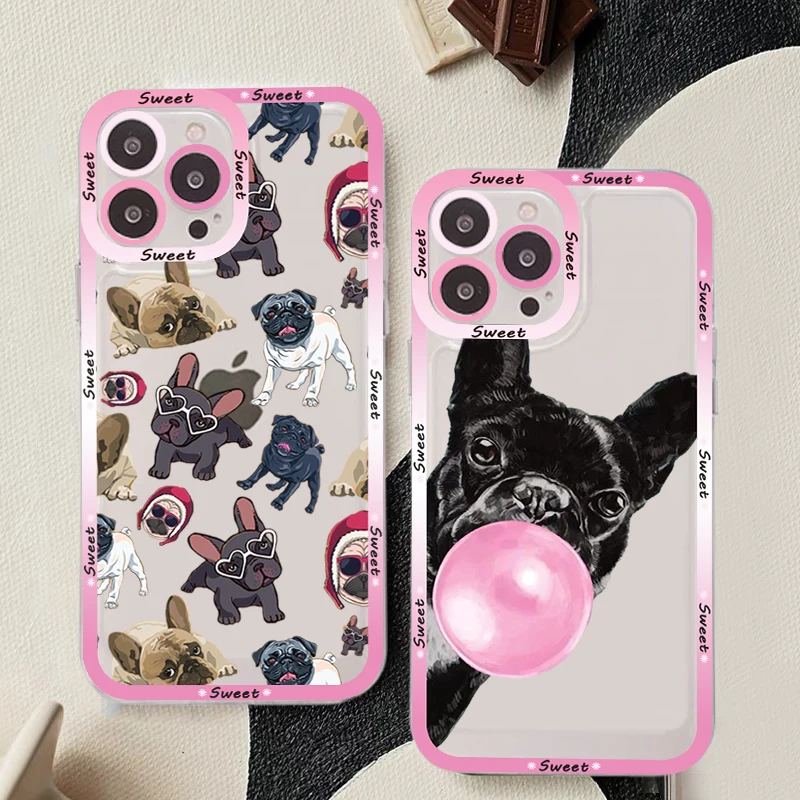 Pug Dog French Bulldog Phone Case for iPhone 11 12 13 Mini Pro Max 14 Pro Max Case shell
Pug Dog French Bulldog Phone Case for iPhone 11 12 13 Mini Pro Max 14 Pro Max Case shell