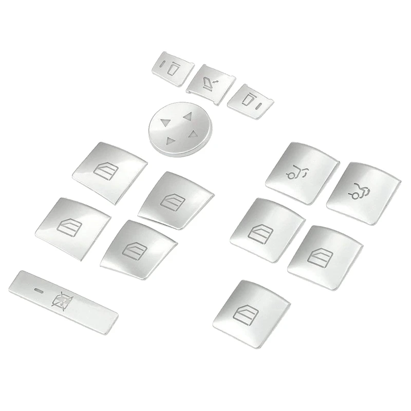 56X Inner Door Armrest Window Switch Button Trim Cover Sticker For Benz GLK ML GL A B C E G Class W204 W212 W246 W166 
56X Inner Door Armrest Window Switch Button Trim Cover Sticker For Benz GLK ML GL A B C E G Class W204 W212 W246 W166