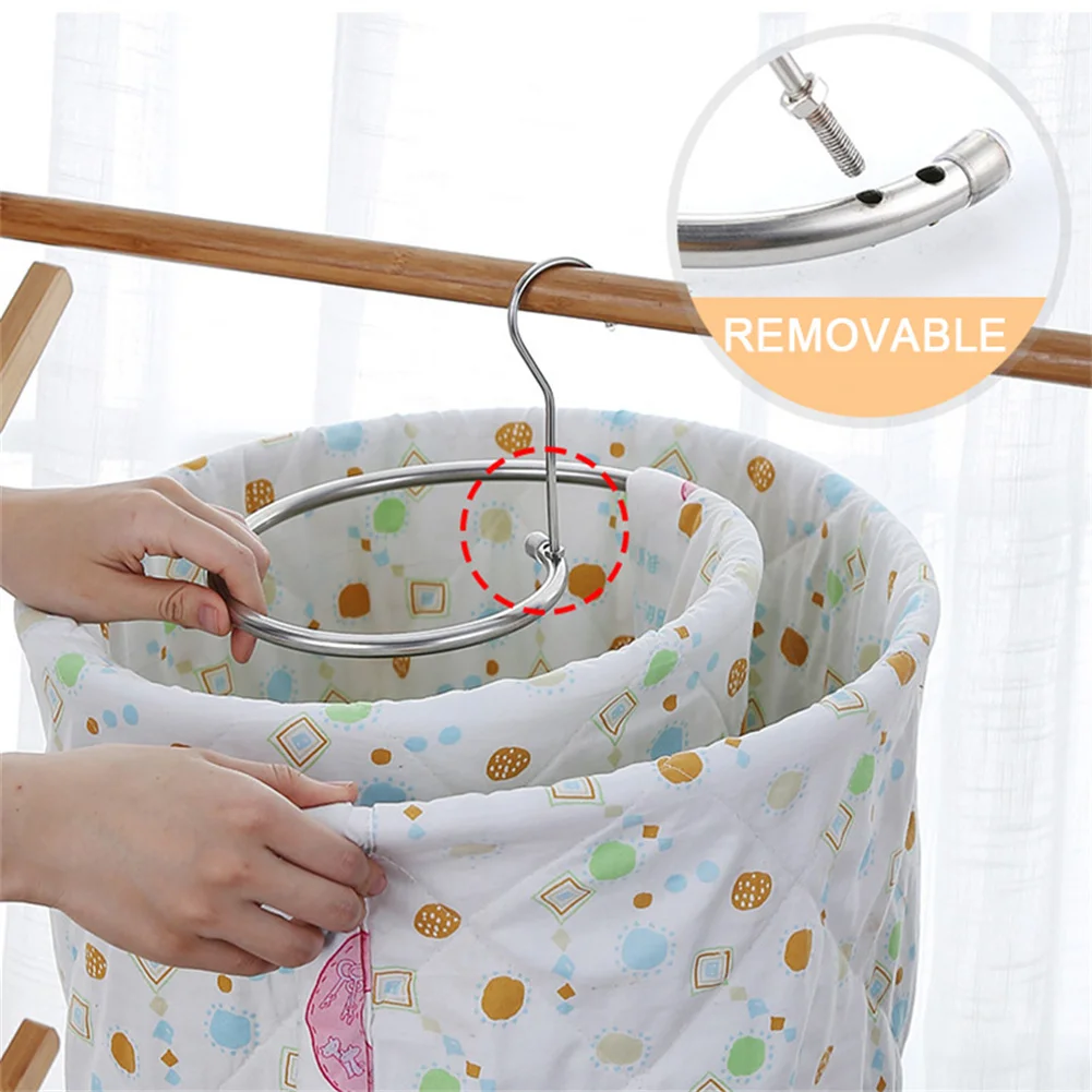 Stainless Steel Blanket Clothes Hanger Round Spiral Quilt Sheets Hanger Rotating Drying Rack Save Space Indoor Outdoor Hanger
Stainless Steel Blanket Clothes Hanger Round Spiral Quilt Sheets Hanger Rotating Drying Rack Save Space Indoor Outdoor Hanger