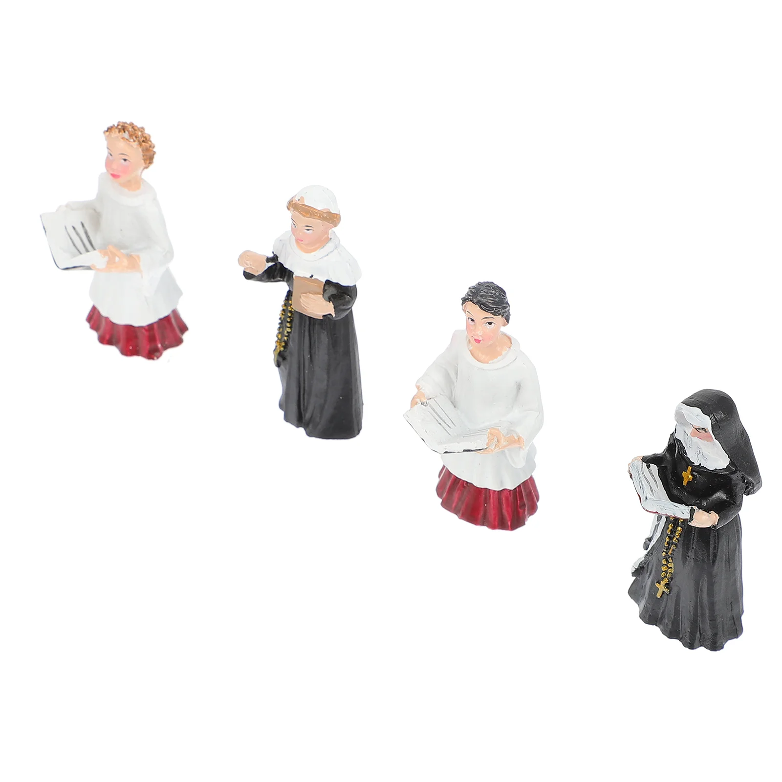 Resin Holy Figurine Statue Religious Jesus Nun Mary Church Miniature Table Collection Sculpture Micro Landscape Decor Christian
Resin Holy Figurine Statue Religious Jesus Nun Mary Church Miniature Table Collection Sculpture Micro Landscape Decor Christian