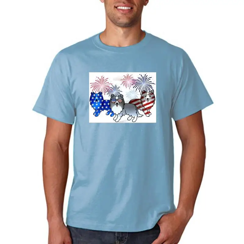 American Dog Sheltie Lover Men T Shirt White Cotton S 6Xl 
American Dog Sheltie Lover Men T Shirt White Cotton S 6Xl