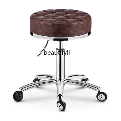 Beauty Stool Pulley Salon Chair Spinning Lift round Stool Barber Shop Stool
Beauty Stool Pulley Salon Chair Spinning Lift round Stool Barber Shop Stool