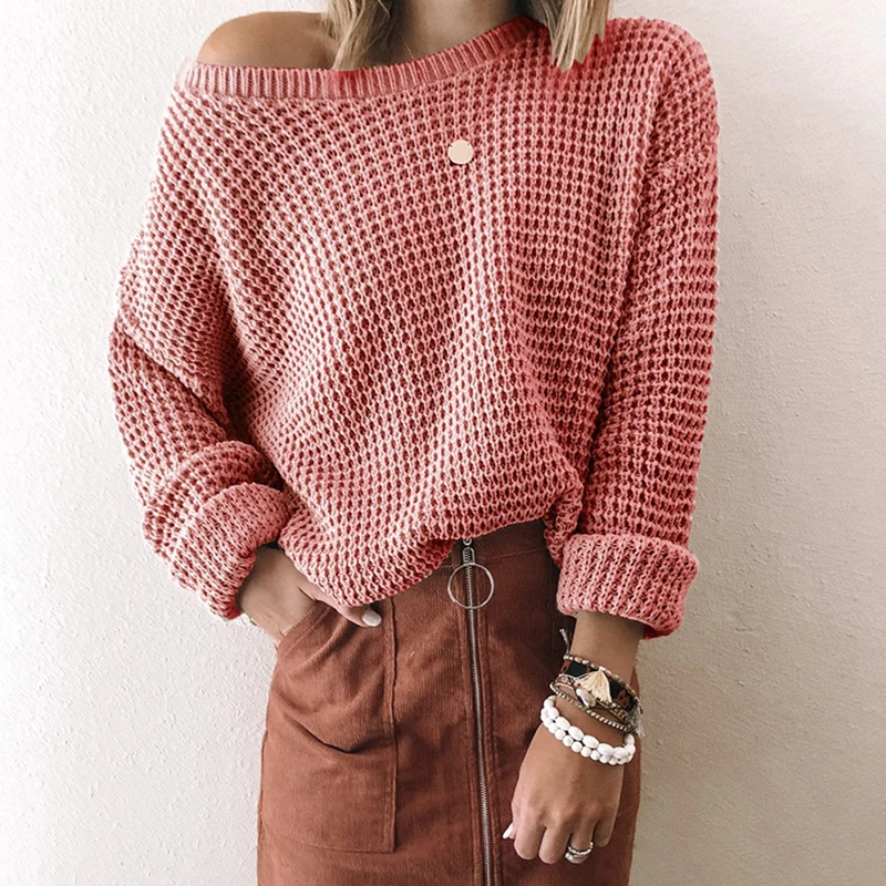 2023 Autumn Winter Knitted Diagonal Collar Sweater Long-sleeved Loose Pullover British Style Large Size 5XL Jumpers Ladies Tops
2023 Autumn Winter Knitted Diagonal Collar Sweater Long-sleeved Loose Pullover British Style Large Size 5XL Jumpers Ladies Tops