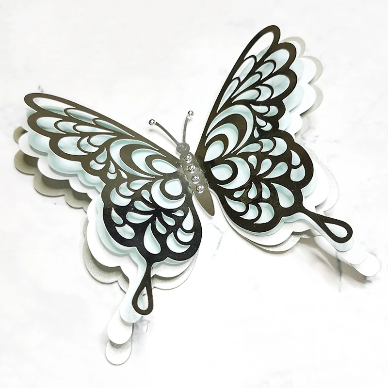 Four-layer Butterfly Metal Cutting Dies DIY Stamps Crafts Template Mold Stencils for Embossing Scrapbooking Photo Album
Four-layer Butterfly Metal Cutting Dies DIY Stamps Crafts Template Mold Stencils for Embossing Scrapbooking Photo Album