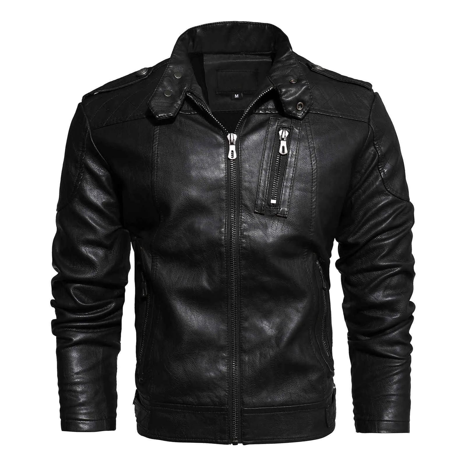 Men's Winter Velvet Stand Collar Overcoat Multi-Zippers Leather Outwear Plaid Pattern Outercoat
Men's Winter Velvet Stand Collar Overcoat Multi-Zippers Leather Outwear Plaid Pattern Outercoat