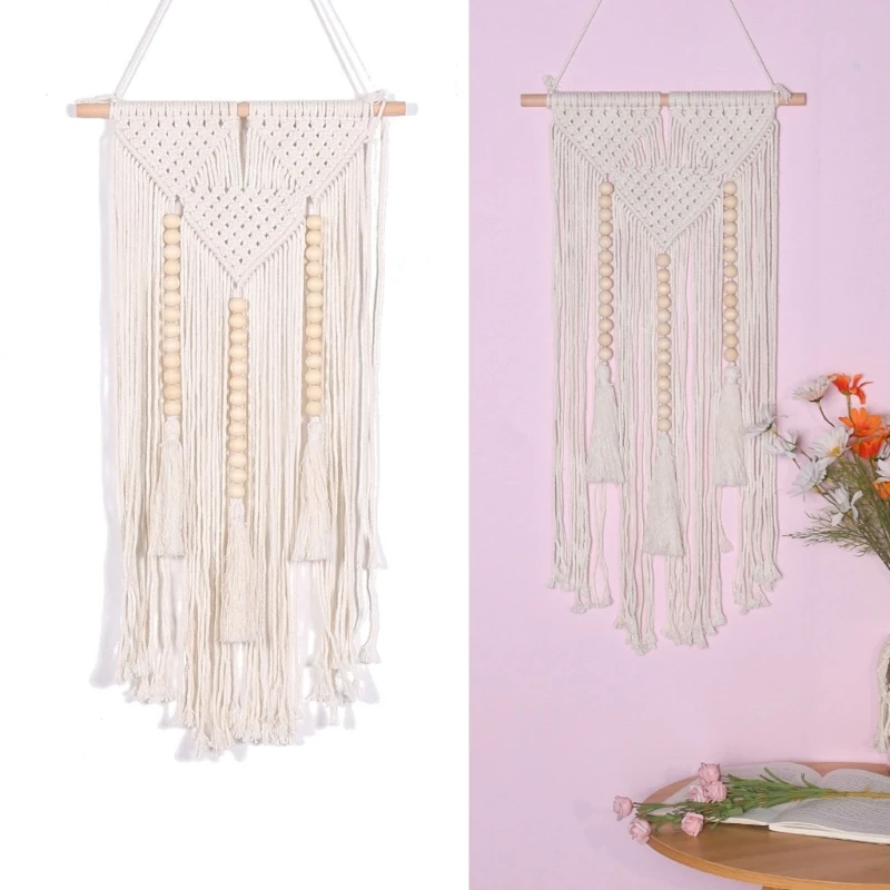 KX4B Macrame Wall Hanging Tapestry Decoration for Bedroom Home Dorm Wedding Backgrond 
KX4B Macrame Wall Hanging Tapestry Decoration for Bedroom Home Dorm Wedding Backgrond