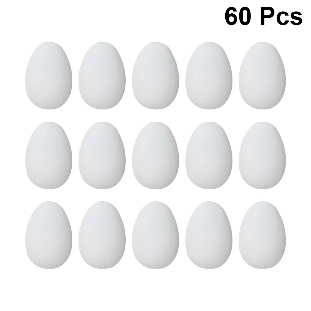 60Pcs Easter Decoration Simulation Plastic Eggs Models DIY Colored Drawing Eggs Funny Lifelike Eggs for Painting Graffiti Easter
60Pcs Easter Decoration Simulation Plastic Eggs Models DIY Colored Drawing Eggs Funny Lifelike Eggs for Painting Graffiti Easter
