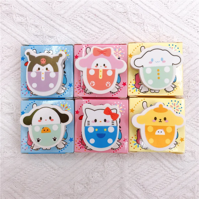 12pcs Sanrio Eraser Kawaii HelloKitty Cinnamorroll Kuromi Student Cartoon Creative Eraser Cute Children Stationery Gift
12pcs Sanrio Eraser Kawaii HelloKitty Cinnamorroll Kuromi Student Cartoon Creative Eraser Cute Children Stationery Gift