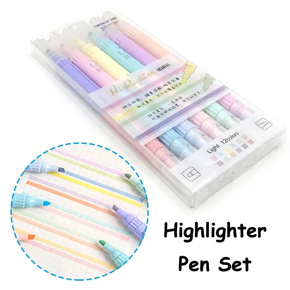 Office Supplies Double Head Drawing Double Color Graffiti Color Pen Key Points Markers Highlighter Pen Set Eye Care
Office Supplies Double Head Drawing Double Color Graffiti Color Pen Key Points Markers Highlighter Pen Set Eye Care