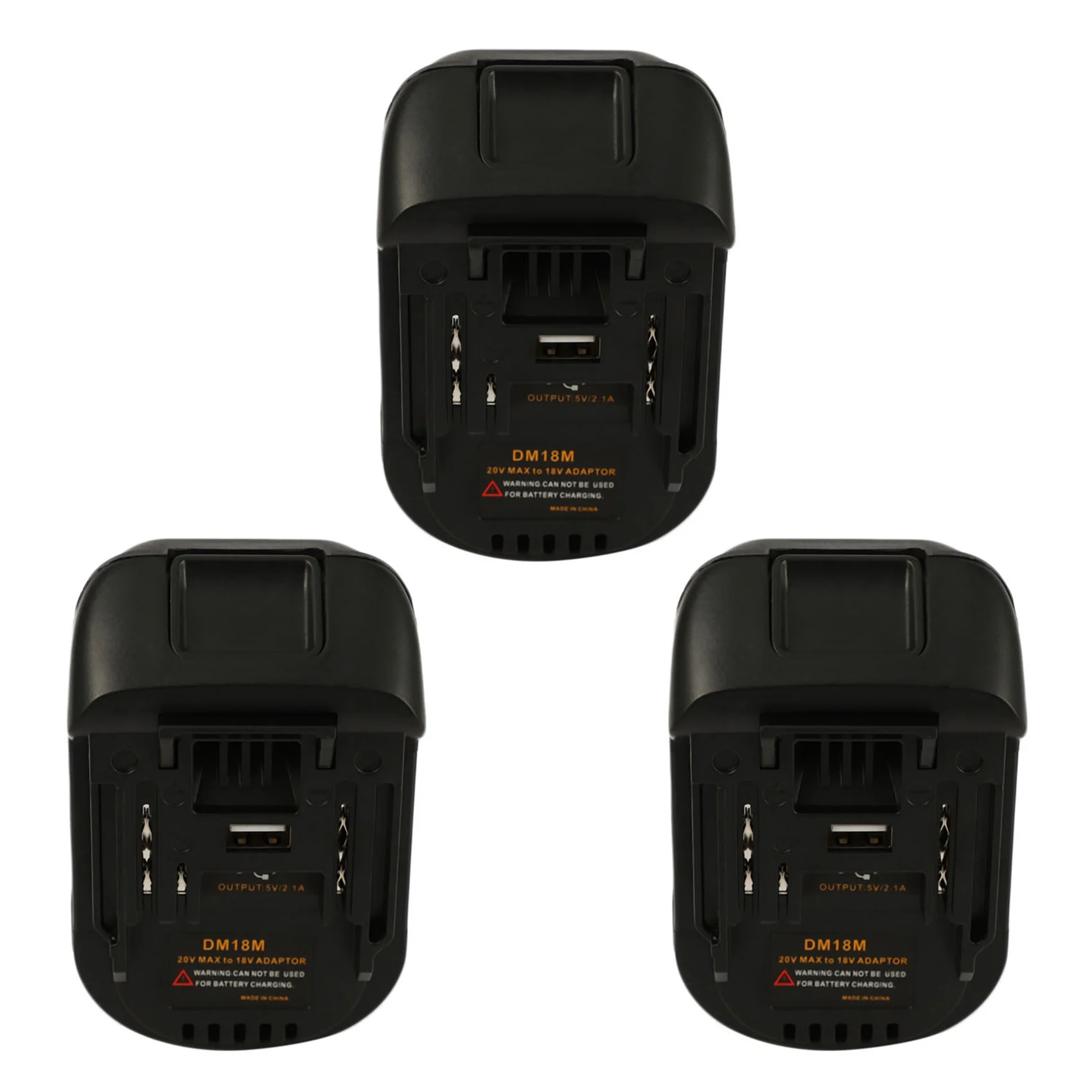 3X 20V to 18V Battery Conversion Dm18M Li-Ion Charger Tool Adapter for Makita Bl1830 Bl1850 Batteries 
3X 20V to 18V Battery Conversion Dm18M Li-Ion Charger Tool Adapter for Makita Bl1830 Bl1850 Batteries