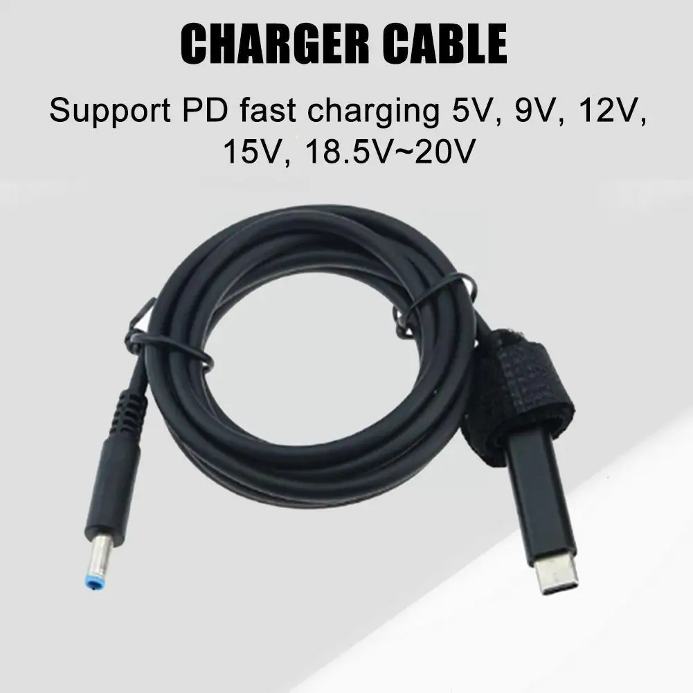 Laptop Charging Cable PD Fast Charging USB C To DC 4.5x3.0mm Power Adapter Converter For Hp 1.5M A6J9
Laptop Charging Cable PD Fast Charging USB C To DC 4.5x3.0mm Power Adapter Converter For Hp 1.5M A6J9