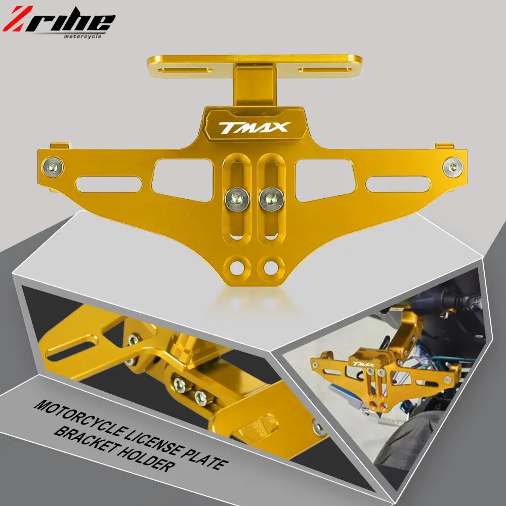 

Motorcycle License Plate Bracket Licence Plate Holder Frame Number Plate For YAMAHA TMAX 530 500 TMAX530 TMAX530 TMAX560 SX DX