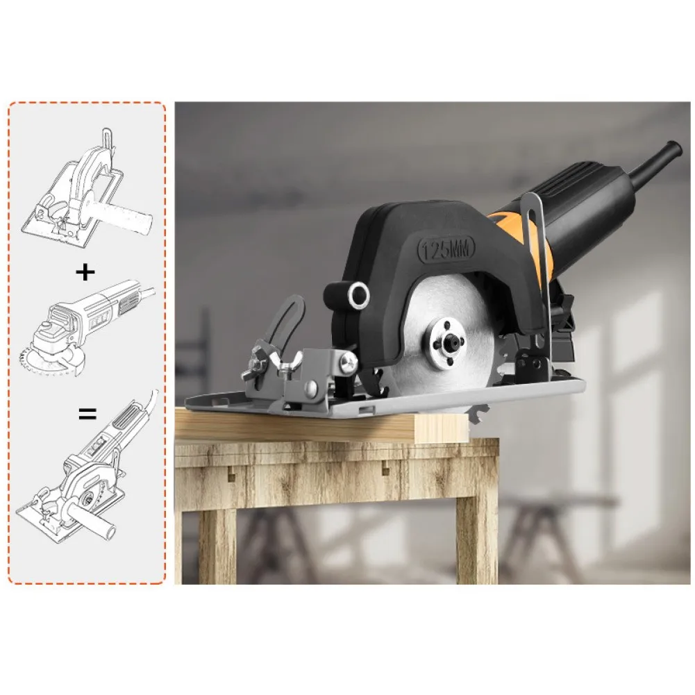 Angle Grinder Converter To Cutting Machine Electric Circular Saw Bracket Base Woodworking Power Tools For Mechanic Replacement
Angle Grinder Converter To Cutting Machine Electric Circular Saw Bracket Base Woodworking Power Tools For Mechanic Replacement