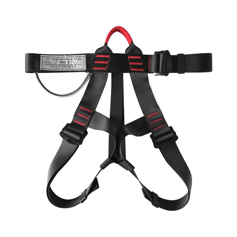 

Professional Outdoor Sports Safety Belt Rock Climbing Harness Waist Support Half Body Harness Aerial Survival Equipment Hot Sale