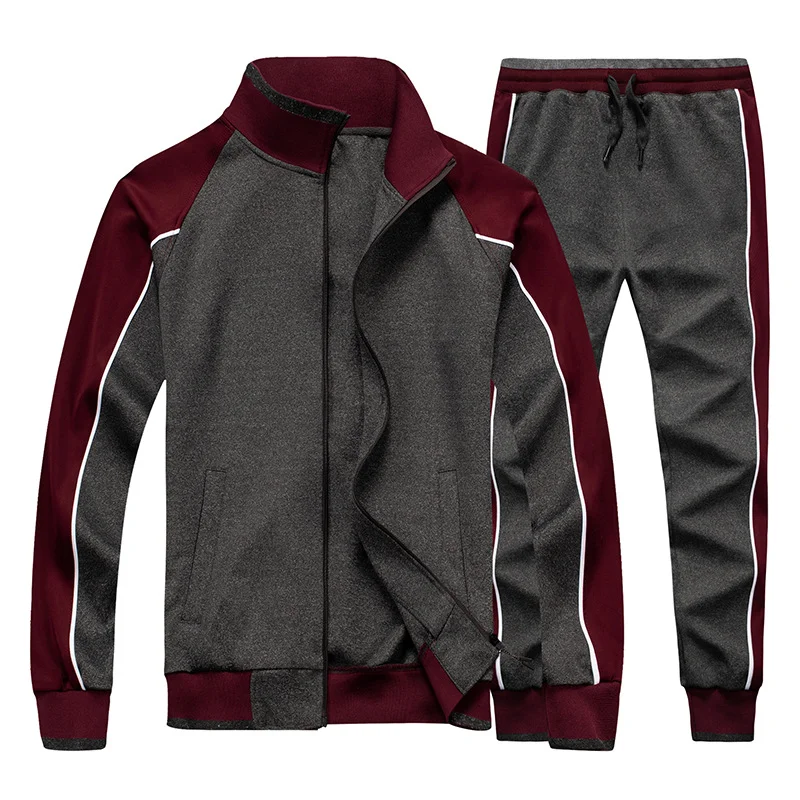 

Spring Autumn Men Tracksuit Casual Set Sportswear Jogger Mens Tracksuit Hip Hop 2-piece Set Gym Fitness Sportsuit Mens Clothes