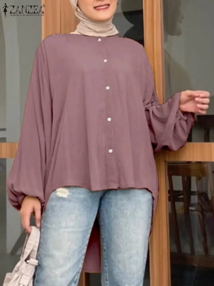 Модная женская осенняя блузка ZANZEA с длинным рукавом, мусульманская абайя, повседневные топы на пуговицах, женские блузы, рубашка, Однотонная рубашка Рамадан
Модная женская осенняя блузка ZANZEA с длинным рукавом, мусульманская абайя, повседневные топы на пуговицах, женские блузы, рубашка, Однотонная рубашка Рамадан