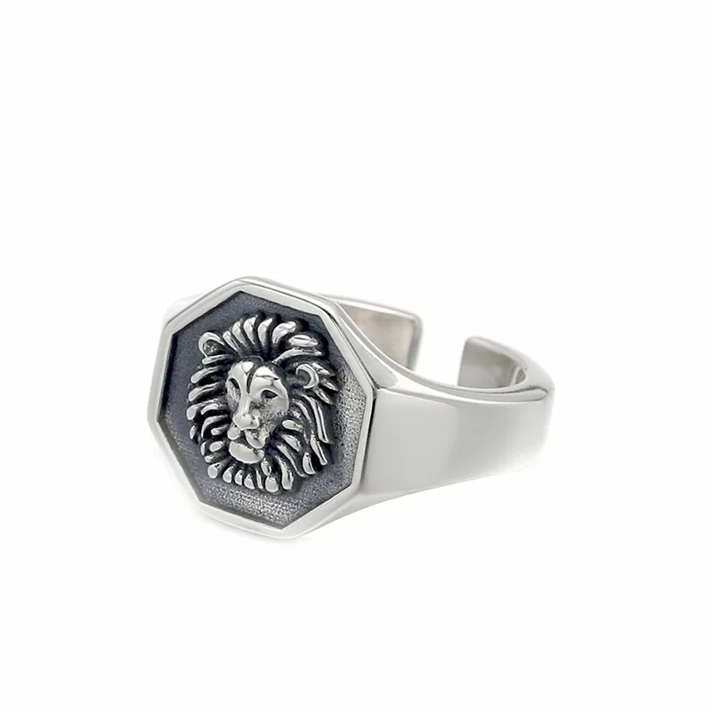 YT22-10-03 JZFSILVER Silver 925 Fashion Trendy Adjustable Retro Luxury Design Animal King Of Lion Ring Men Women Wedding Jewelry 
YT22-10-03 JZFSILVER Silver 925 Fashion Trendy Adjustable Retro Luxury Design Animal King Of Lion Ring Men Women Wedding Jewelry