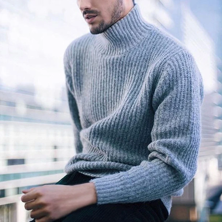New Autumn Winter Men's Sweater Turtleneck Solid Color Casual Sweater Male Slim Fit Brand Knitted Pullovers Clothing Sweater Top
New Autumn Winter Men's Sweater Turtleneck Solid Color Casual Sweater Male Slim Fit Brand Knitted Pullovers Clothing Sweater Top