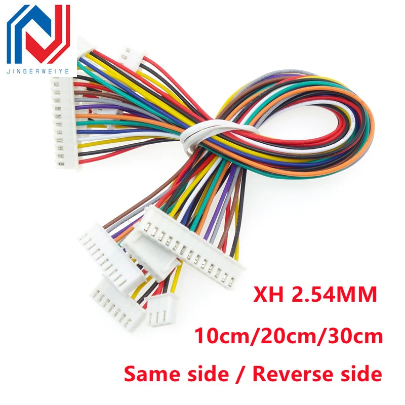 10Pcs XH2.54 Electronic Wire Terminal Wire Double Head 10cm/20cm/30cm Cable 26awg Double Head Same side / Reverse side Connector
10Pcs XH2.54 Electronic Wire Terminal Wire Double Head 10cm/20cm/30cm Cable 26awg Double Head Same side / Reverse side Connector
