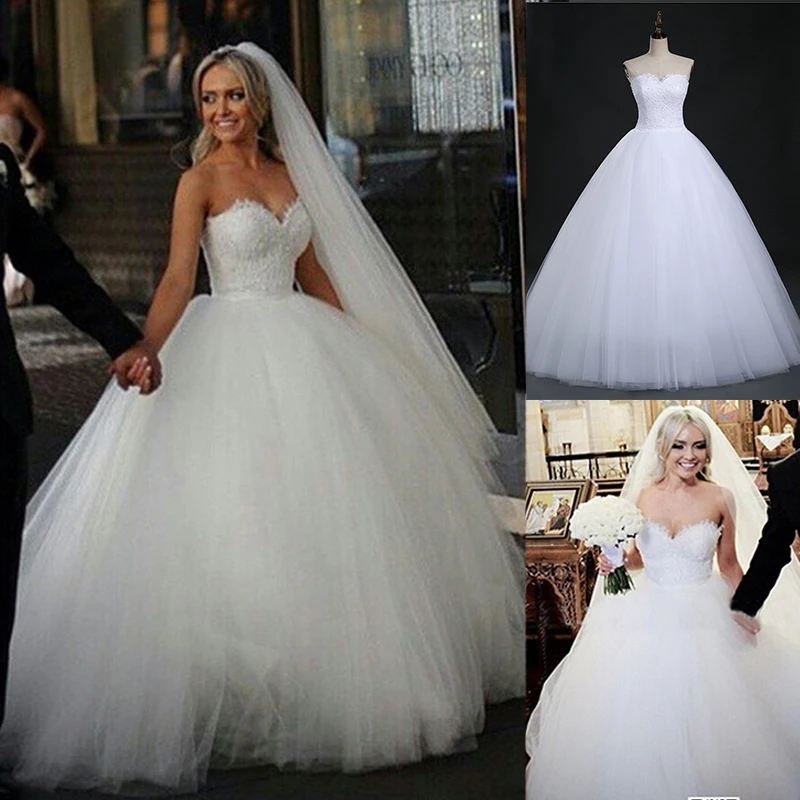 ZJ9022 Simple Wedding Dress Beads and Sequins Sweetheart A-Line Backless Bride Gown Princess Big Skirt
ZJ9022 Simple Wedding Dress Beads and Sequins Sweetheart A-Line Backless Bride Gown Princess Big Skirt